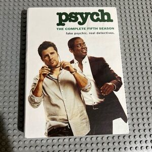 Psych: The Complete Fifth Season DVD - White & Green Cover SEALED